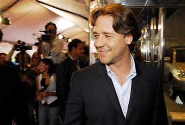 Russell Crowe at the premiere of "A Good Year" at the Toronto International Film Festival