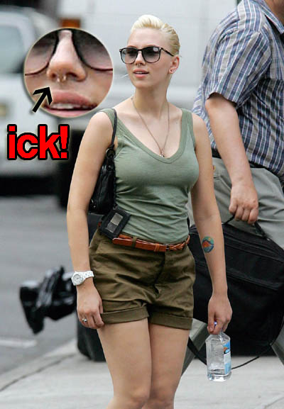 Scarlett Johansson's new nose ring